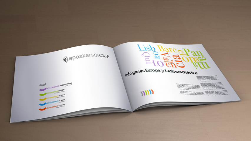 Catálogo impresso Speakers Group - Gráfica Braga