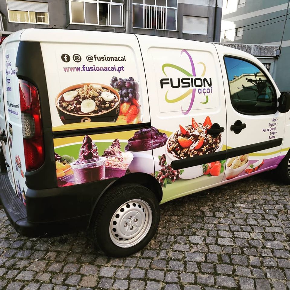 Decoração carrinha Fusion Açai - Vinil para viaturas Braga